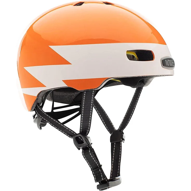 Nutcase Kinder Fahrradhelm Little Nutty Gloss, Lightning, 48-52 cm