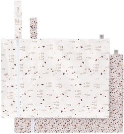 LÄSSIG Wiederverwendbare Nasstasche 2 Stück/Wet Bag Tiny Farmer Flowers/Goose