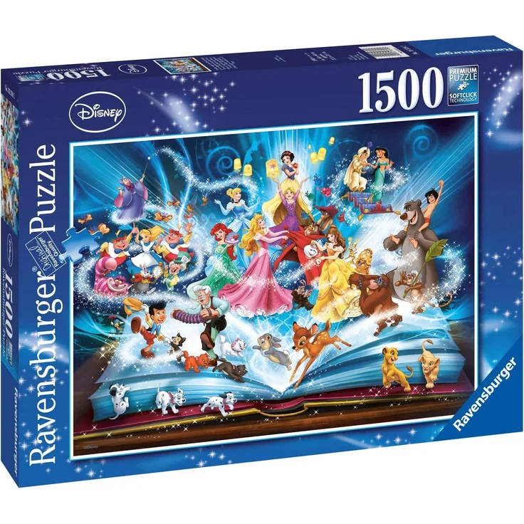 Ravensburger 1500 Teile Puzzle Disney's magisches Märchenbuch – Bild 2