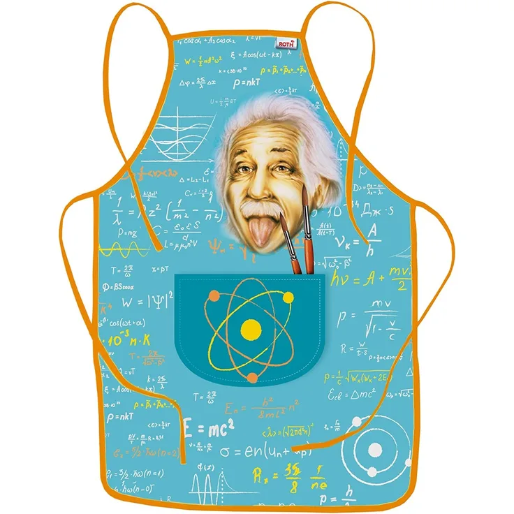 Roth Kinderschürze Motiv Einstein zum Malen und Basteln