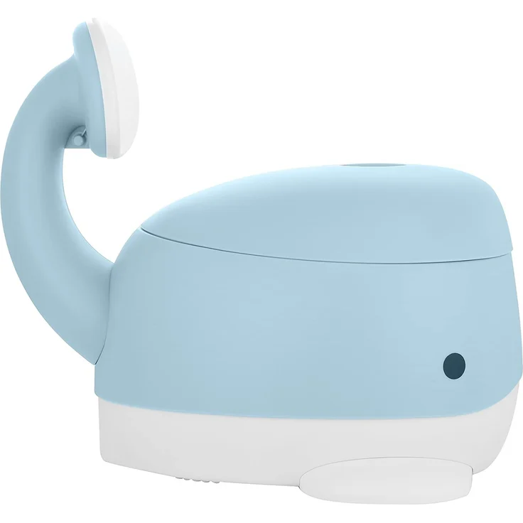 Kindsgut Kinder-Töpfchen, Babytopf WC/Klo, kinderfreundliches Wal-Design und dezente Farben, Toiletten-Training, Hellblau – Bild 7