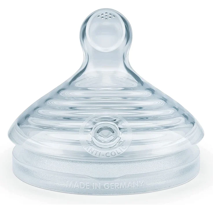 NUK Nature Sense Trinksauger für Babyflaschen | 6–18 Monate |Anti-Colic-Ventil | Größe L | BPA-frei | 2 Stück – Bild 2