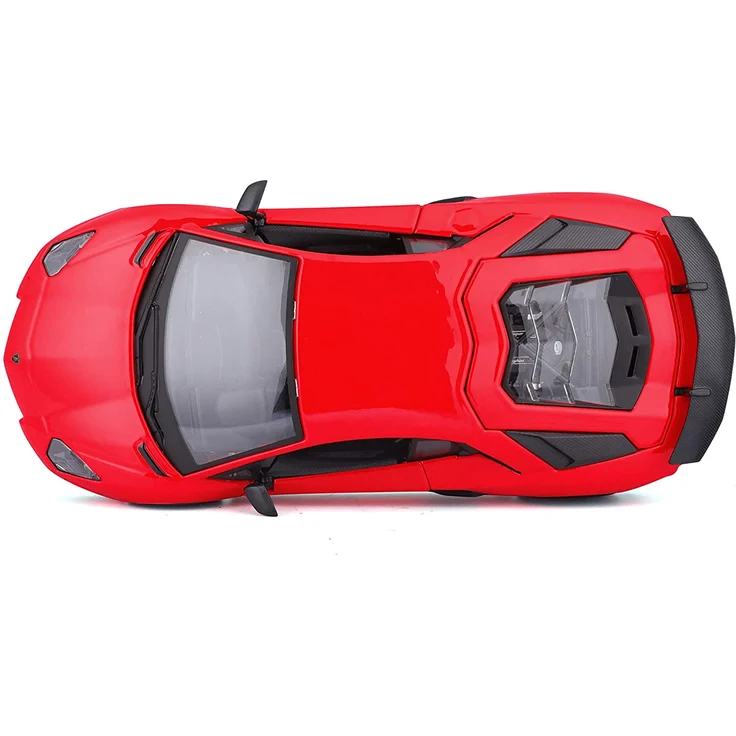 Bburago 21079 Lamborghini Aventador LP 750-4 SV rot Maßstab 1:24 Modellauto – Bild 12