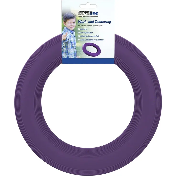 Wurf- und Tennisring Tennisringe Wurfring Wurfringe Kunststoff 18 cm, Violett