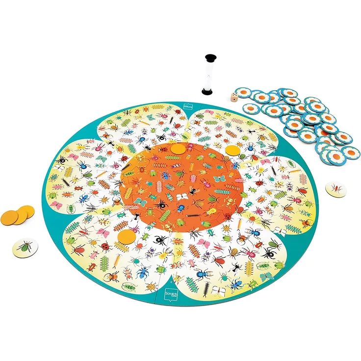suchspiel insekten junior 50 cm karton blau 51-teilig
