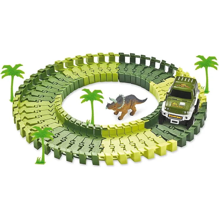 Magic Traxx Dino-Park Mini Set 54 teilig Rennstrecke Amewi 100654