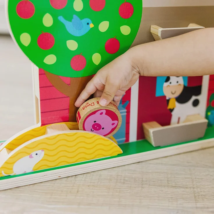 Melissa & Doug GO Tots Trubel in der Scheune | Holzspielzeug für Kleinkinder | Entwicklungsspielzeug für Säuglinge | 12 Monate+ | Geschenk für Baby-Jungen-Mädchen | FSC-zertifizierte Materialien - Preisvergleich – Bild 5