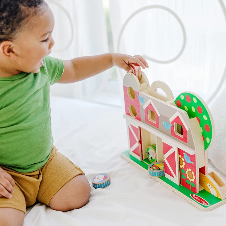 Melissa & Doug GO Tots Trubel in der Scheune | Holzspielzeug für Kleinkinder | Entwicklungsspielzeug für Säuglinge | 12 Monate+ | Geschenk für Baby-Jungen-Mädchen | FSC-zertifizierte Materialien - Preisvergleich – Bild 8