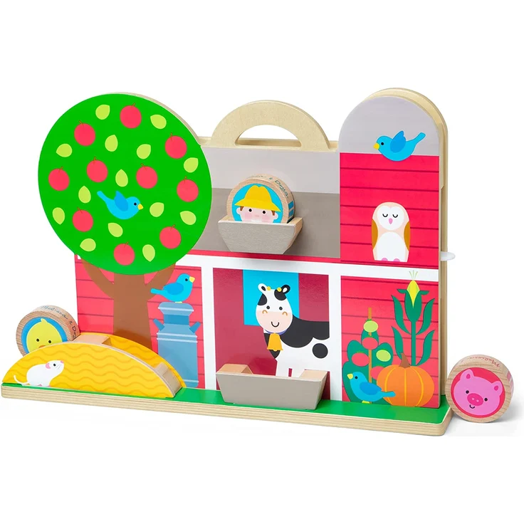 Melissa & Doug GO Tots Trubel in der Scheune | Holzspielzeug für Kleinkinder | Entwicklungsspielzeug für Säuglinge | 12 Monate+ | Geschenk für Baby-Jungen-Mädchen | FSC-zertifizierte Materialien - Preisvergleich – Bild 7