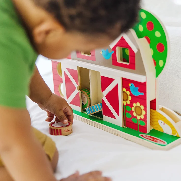 Melissa & Doug GO Tots Trubel in der Scheune | Holzspielzeug für Kleinkinder | Entwicklungsspielzeug für Säuglinge | 12 Monate+ | Geschenk für Baby-Jungen-Mädchen | FSC-zertifizierte Materialien - Preisvergleich – Bild 3