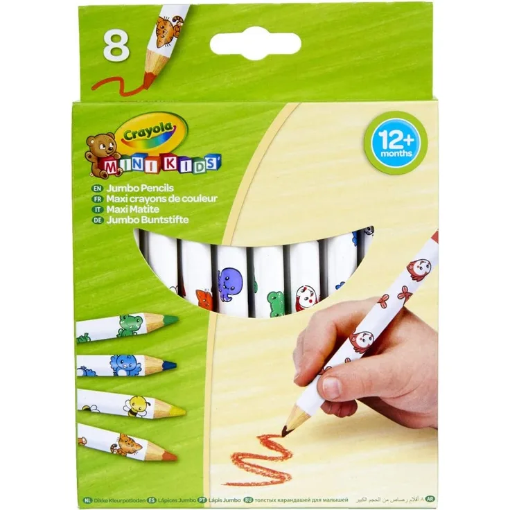 Crayola 03.3678.199 - 8 Jumbo Buntstifte
