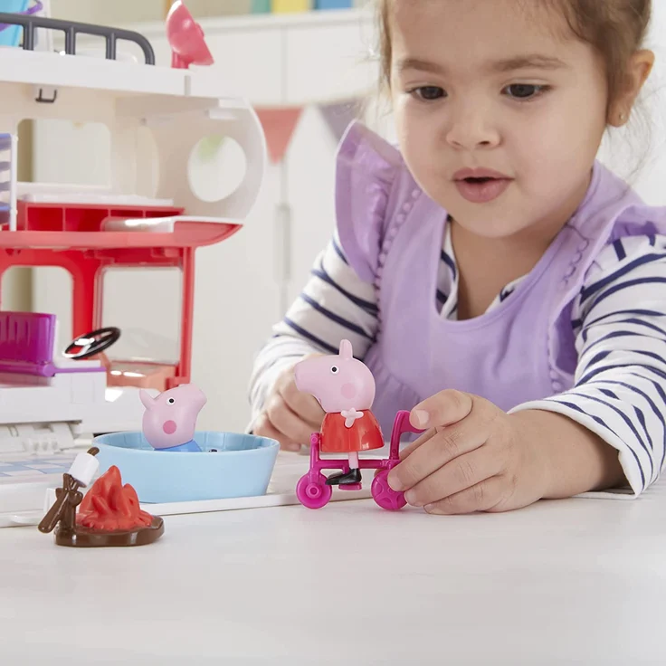 Peppa Pig Peppa’s Adventures Wohnmobil von Familie Wutz Vorschulspielzeug, umbaubares Fahrzeug, spielt Geräusche und Musik, ab 3 Jahren geeignet - Preisvergleich – Bild 7