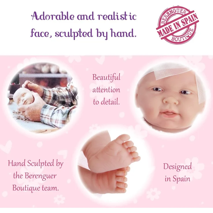 JC Toys 18059 Babypuppen, Weiß – Bild 3