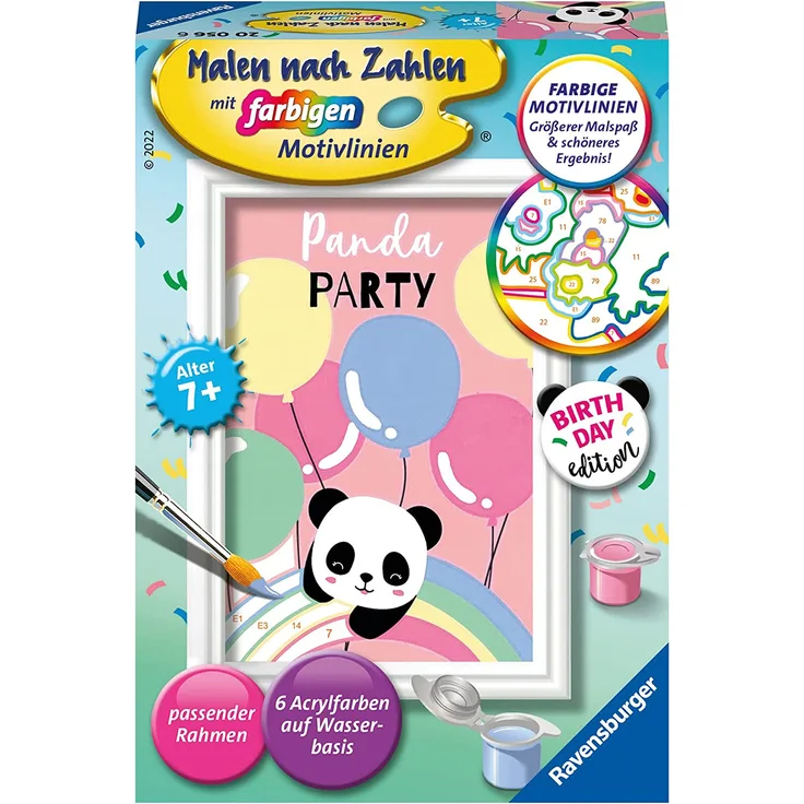 Ravensburger - Malen nach Zahlen - Panda Party