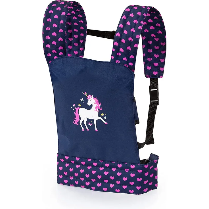 Bayer Design - Puppen-Tragegurt Puppenzubehör, dunkelblau/pink