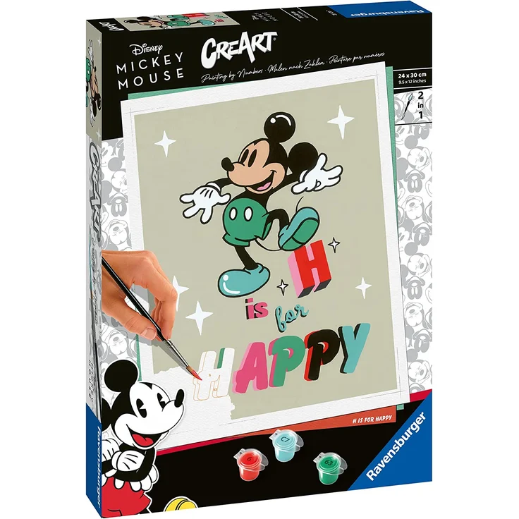 Ravensburger Malen nach Zahlen 20129 – H is for happy – ab 12 Jahren – Bild 5
