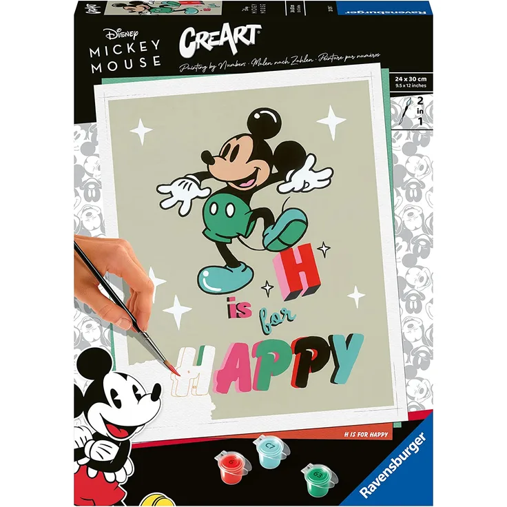 Ravensburger Malen nach Zahlen 20129 – H is for happy – ab 12 Jahren
