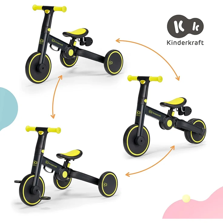 KinderKraft Kinderkraft three-wheeled bike 4TRIKE Black volt – Bild 2