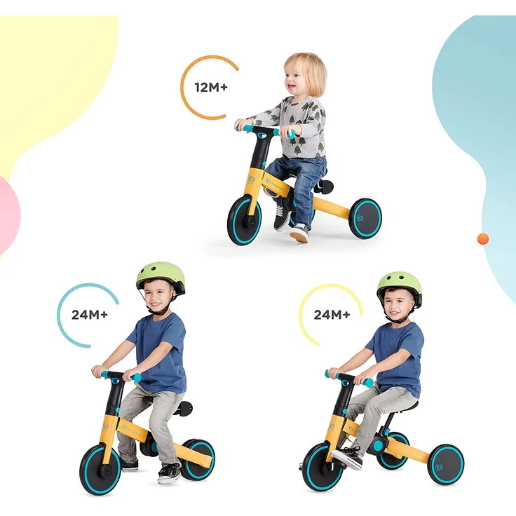 KinderKraft Kinderkraft three-wheeled bike 4TRIKE Black volt – Bild 4