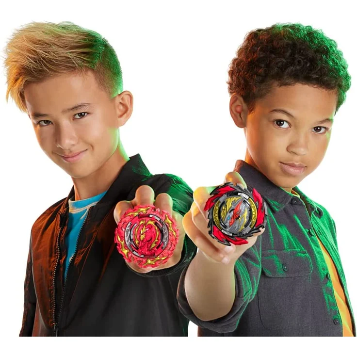 Hasbro Burst QuadDrive Interstellar Drop Battle Set − Beystadium-Arena, 2 Kreisel und 2 Starter, ab 8 Jahren, F4694F03, Multi, One Size – Bild 5