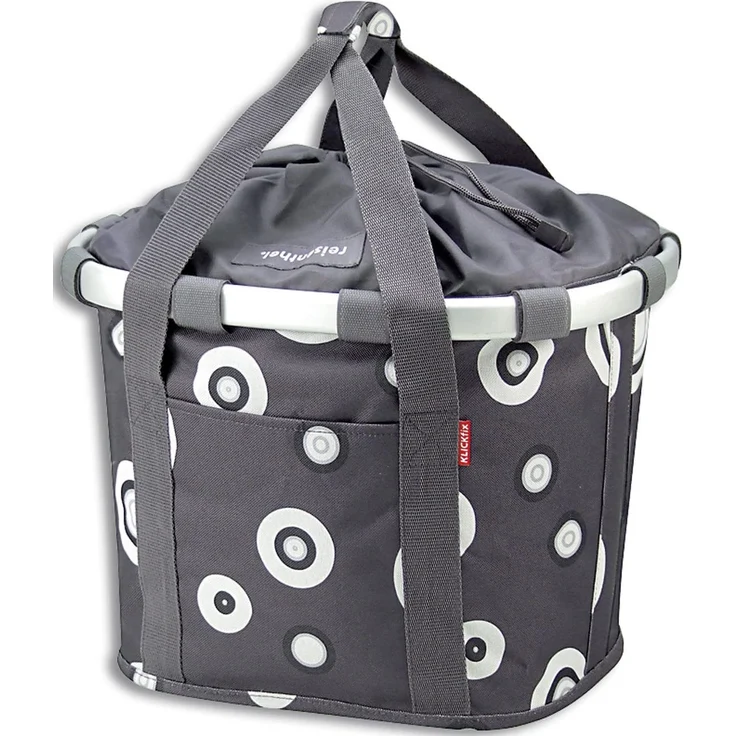 reisenthel Fahrradkorb bikebasket bubbles anthracite – Bild 1