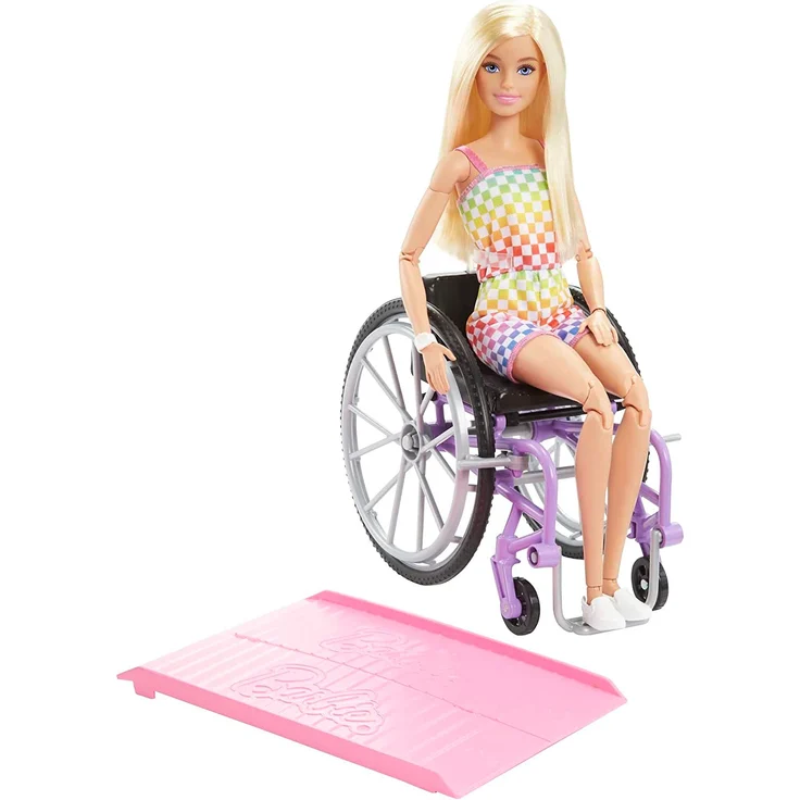 Mattel HJT13 Barbie Fashionistas + Wheelchair - Checkers – Bild 1