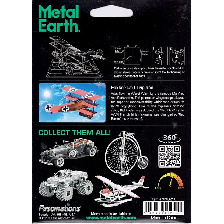 modell-Bausatz Fokker Red Baron Dreidecker rot - Preisvergleich – Bild 6