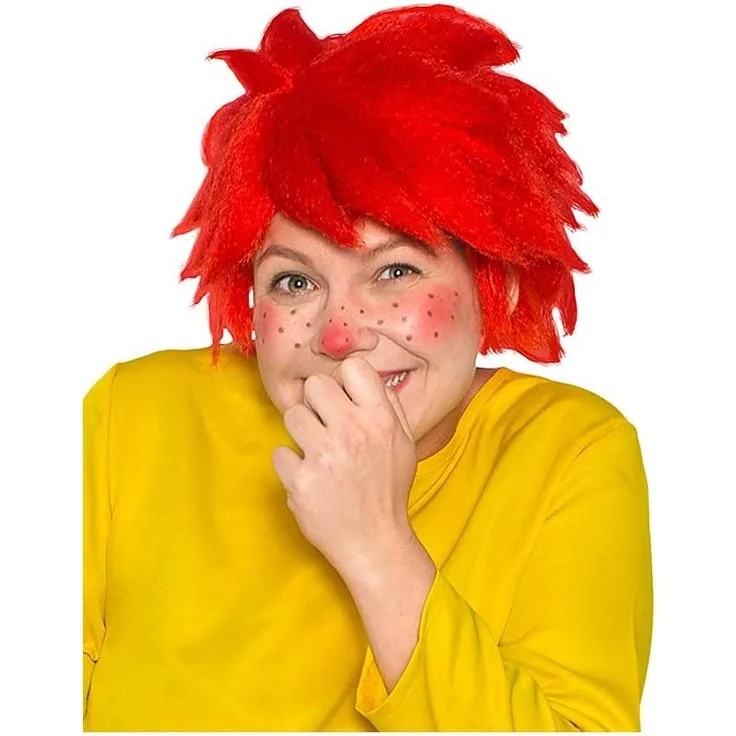 Maskworld Pumuckl Perücke für Erwachsene zum Originalkostüm - Lizenzprodukt zur Fernsehserie