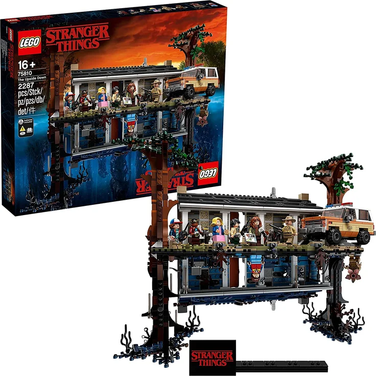 LEGO 75810 „Stranger Things - Die andere Seite“, Bausatz mit Wills House und 8 Minifiguren – Bild 1