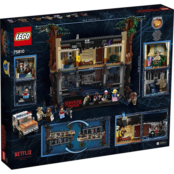 LEGO 75810 „Stranger Things - Die andere Seite“, Bausatz mit Wills House und 8 Minifiguren – Bild 12