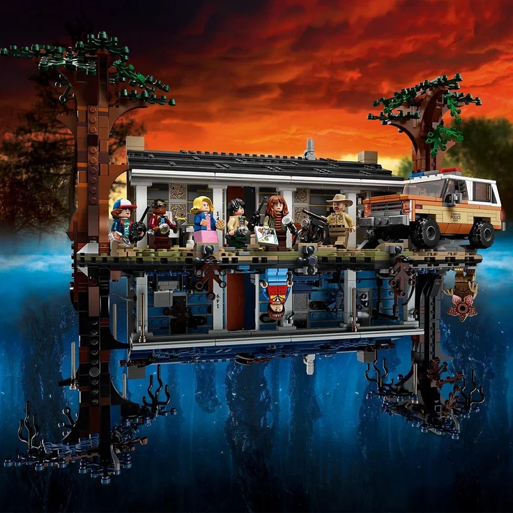 LEGO 75810 „Stranger Things - Die andere Seite“, Bausatz mit Wills House und 8 Minifiguren – Bild 7