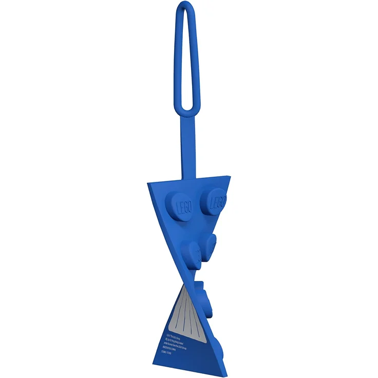 Euromic LEGO Classic Bag Tag/Luggage tag BLUE packed on – Bild 2