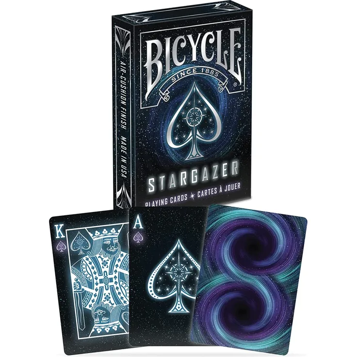 SOLOMAGIA Bicycle - Stargazer - Kartenspiel - Zaubertricks und Magie