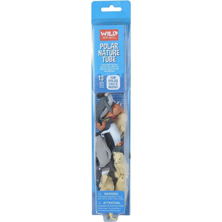 Wild Republic 12259 Republic 12888 - Tubes Spielset, Polartiere, 28 cm