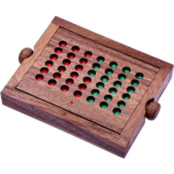 Vier in einer Reihe für 2 Spieler - Spielfeld 16 x 20 cm - Strategiespiel – Bild 3