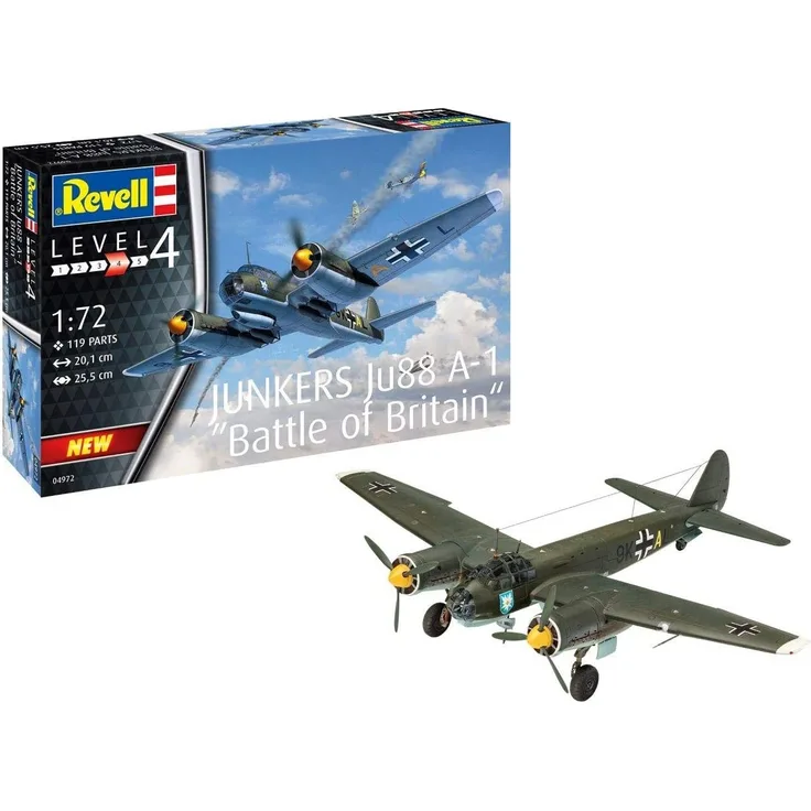 Revell Plastic model Junkers Ju88 A-1 Battle of Britain
