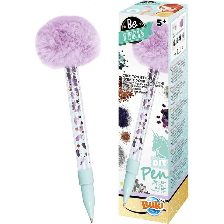 Buki France STYL02 Be Teens - Stylo Licorne DIY-Stift-Einhorn, 1 Stück (1er Pack) – Bild 2