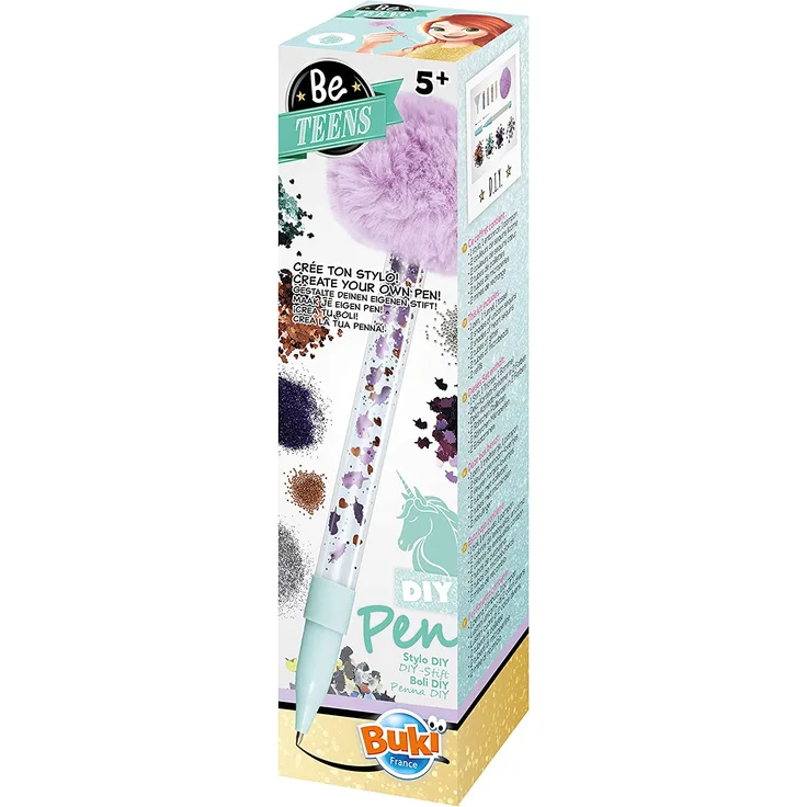Buki France STYL02 Be Teens - Stylo Licorne DIY-Stift-Einhorn, 1 Stück (1er Pack)