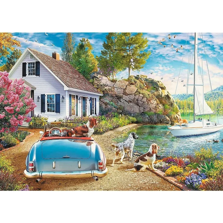 Trefl 27124 Angelo Bonito Urlaubsparadies 2000 Teile Puzzle – Bild 2