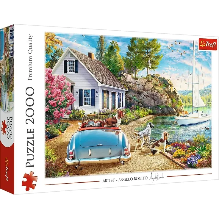 Trefl 27124 Angelo Bonito Urlaubsparadies 2000 Teile Puzzle