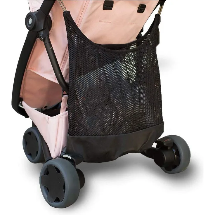 Quinny Xtra Shopping Netz, ganz einfach an der Rückseite des Quinny Kinderwagens oder Buggys zu befestigen, bietet zusätzlichen Stauraum, schwarz