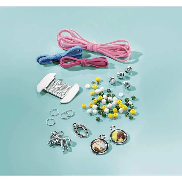 Totum Creativity Pretty Pony - Bastle deine eigenen Armbänder mit verschiedenen Pferdeanhängern und Perlen – Bild 2