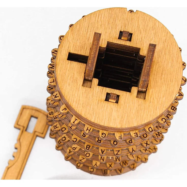 Kryptos - Cryptex Bausatz aus Holz – Bild 5