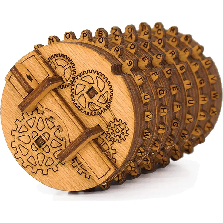 Kryptos - Cryptex Bausatz aus Holz