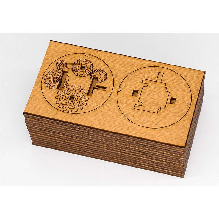 Kryptos - Cryptex Bausatz aus Holz – Bild 3