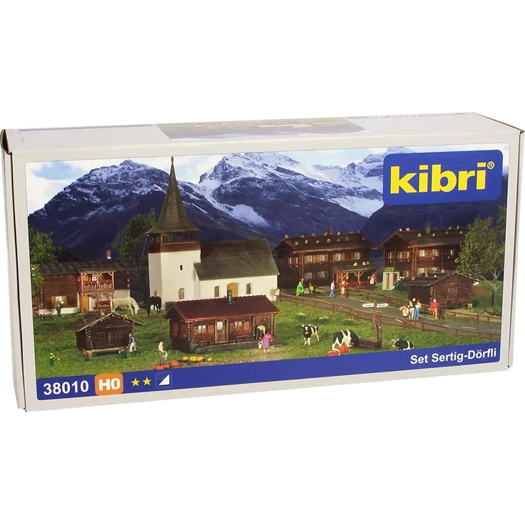 Sæt Sertig-Dorfli H0 Kibri 38010