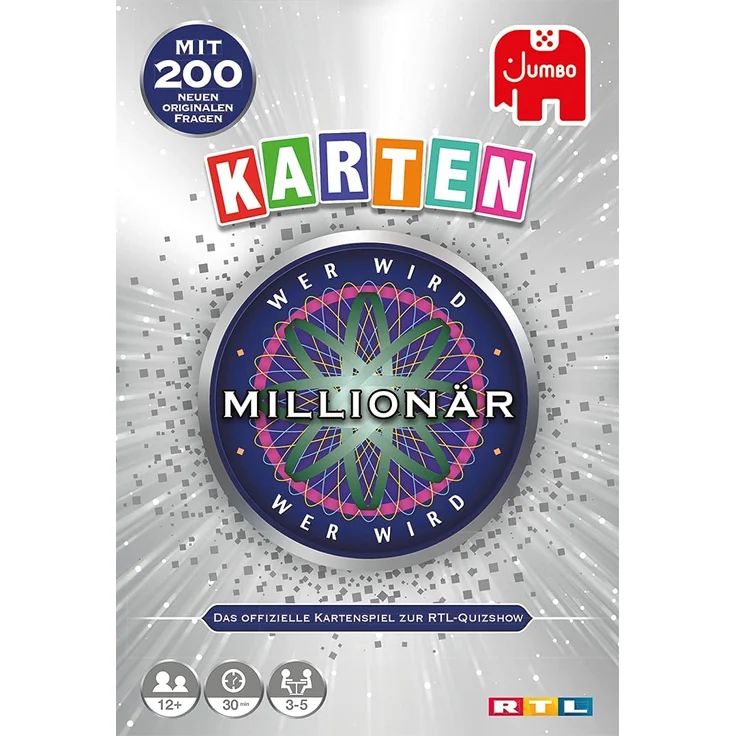 Jumbo Spiele GmbH 19777 - Wer wird Millionär? - Kartenspiel *NEU* – Bild 7