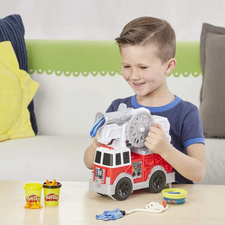 Hasbro E6103EU4 Play-Doh Wheels Feuerwehrauto Spielzeug mit 5 Dosen Play-Doh einschließlich Play-Doh Wasserknete - Preisvergleich – Bild 6