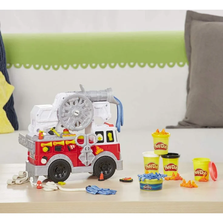 Hasbro E6103EU4 Play-Doh Wheels Feuerwehrauto Spielzeug mit 5 Dosen Play-Doh einschließlich Play-Doh Wasserknete - Preisvergleich – Bild 13