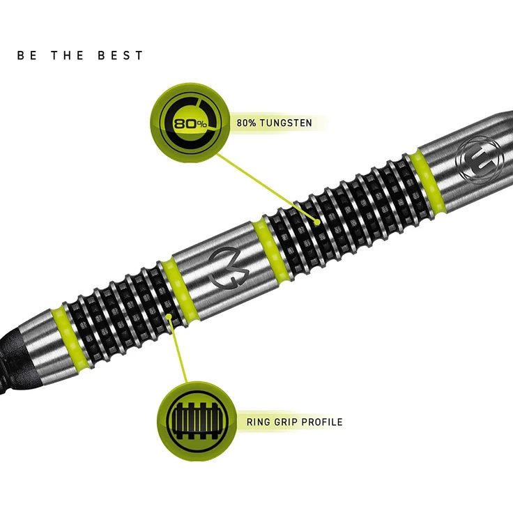 Winmau Michael van Gerwen Aspire Softdarts 80% Tungsten – Bild 3